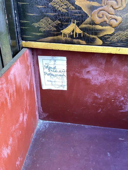 REGENCY CHINOISERIE CABINET ON STAND - ADDITIONAL PHOTO 14