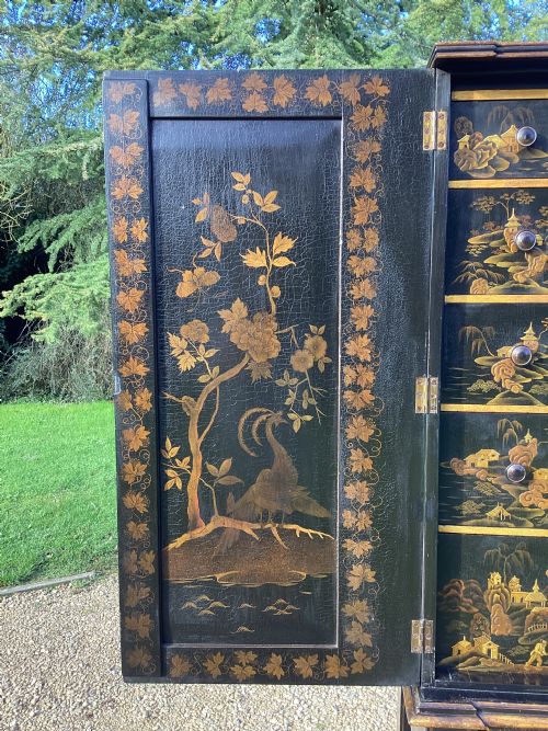 REGENCY CHINOISERIE CABINET ON STAND - ADDITIONAL PHOTO 15
