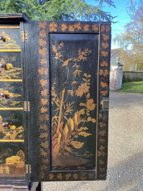 REGENCY CHINOISERIE CABINET ON STAND - ADDITIONAL PHOTO 16