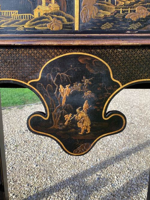 REGENCY CHINOISERIE CABINET ON STAND - ADDITIONAL PHOTO 17