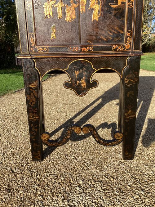 REGENCY CHINOISERIE CABINET ON STAND - ADDITIONAL PHOTO 21