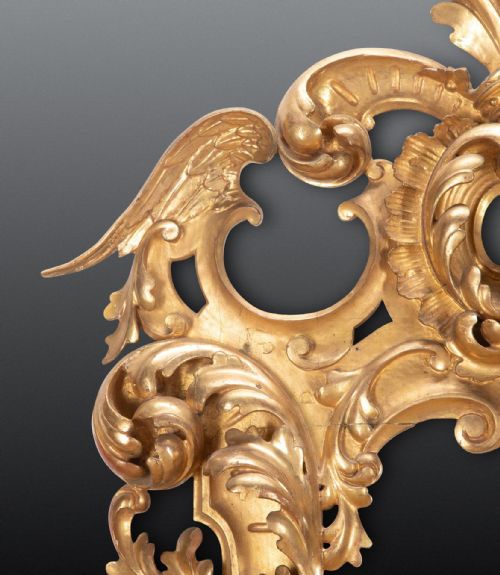 LARGE 19TH CENTURY ITALIAN MIRROR - ADDITIONAL PHOTO 1