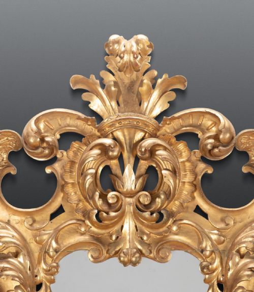 LARGE 19TH CENTURY ITALIAN MIRROR - ADDITIONAL PHOTO 2