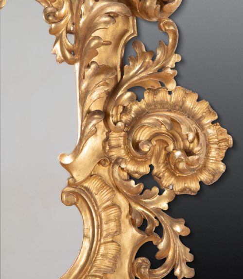 LARGE 19TH CENTURY ITALIAN MIRROR - ADDITIONAL PHOTO 4