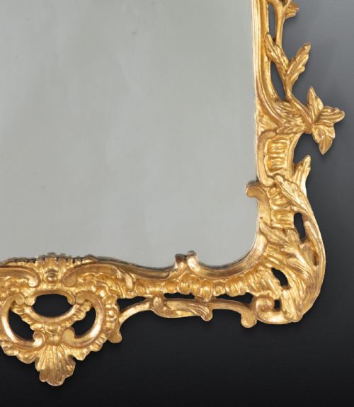 19TH CENTURY CARVED GILT WOOD MIRROR - ADDITIONAL PHOTO 7