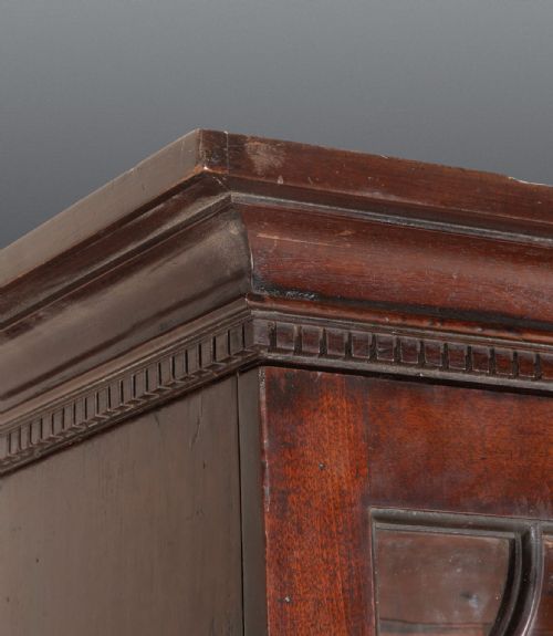 18TH CENTURY GEORGE III MAHOGANY LIBRARY BOOKCASE - ADDITIONAL PHOTO 5