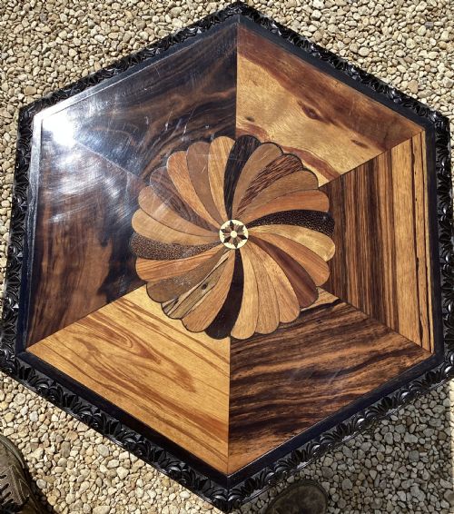 19TH CENTURY ANGLO INDIAN EBONY OCCASIONAL TABLE - ADDITIONAL PHOTO 2