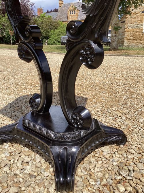 19TH CENTURY ANGLO INDIAN EBONY OCCASIONAL TABLE - ADDITIONAL PHOTO 12
