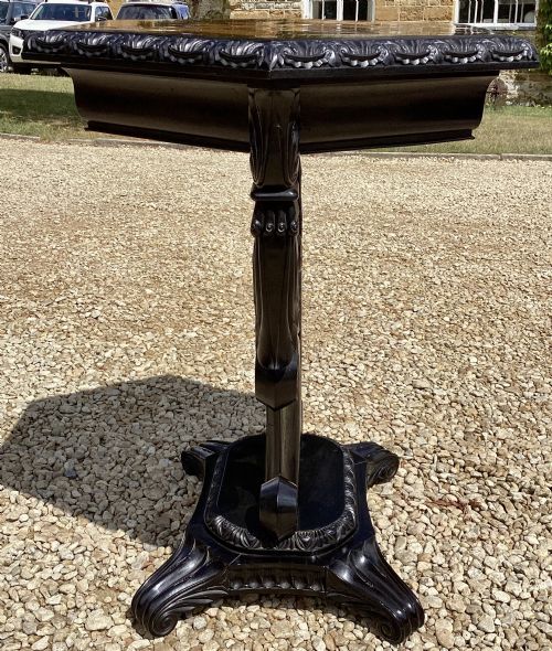 19TH CENTURY ANGLO INDIAN EBONY OCCASIONAL TABLE - ADDITIONAL PHOTO 16