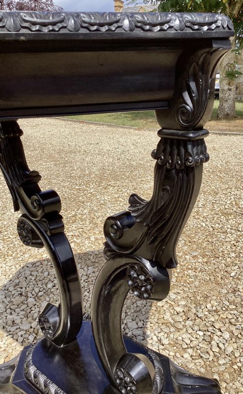 19TH CENTURY ANGLO INDIAN EBONY OCCASIONAL TABLE - ADDITIONAL PHOTO 17