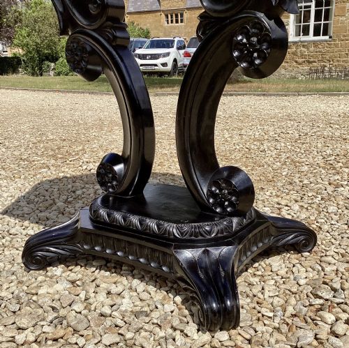 19TH CENTURY ANGLO INDIAN EBONY OCCASIONAL TABLE - ADDITIONAL PHOTO 18