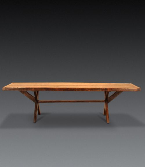 LARGE EARLY 19TH CENTURY GEORGE III OAK TAVERN TABLE - ADDITIONAL PHOTO 1