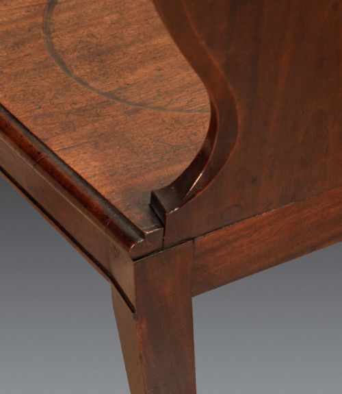 SET OF FOUR GEORGE III MAHOGANY HALL CHAIRS - ADDITIONAL PHOTO 9