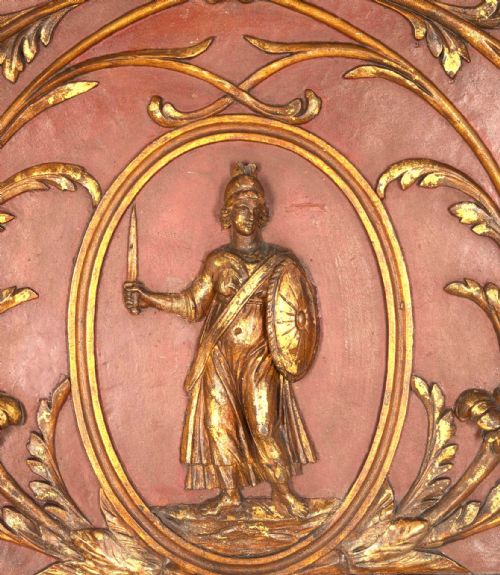 19TH CENTURY FRENCH CARVED WALL OVERDOORWALL PANEL - ADDITIONAL PHOTO 3