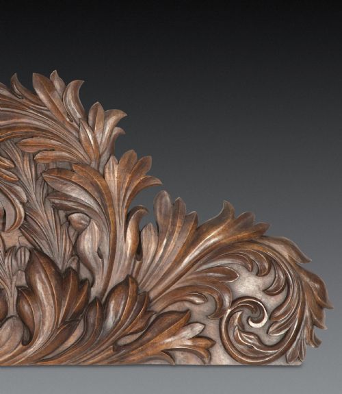 19TH CENTURY FRENCH CARVED OVERDOORWALL PANEL - ADDITIONAL PHOTO 6