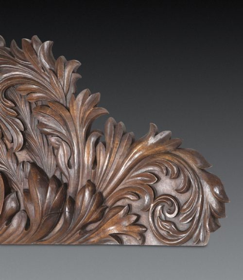 19TH CENTURY FRENCH CARVED OVERDOORWALL PANEL - ADDITIONAL PHOTO 7