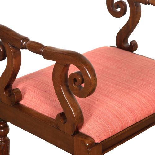 19TH CENTURY REGENCY MAHOGANY WINDOW SEAT - ADDITIONAL PHOTO 7