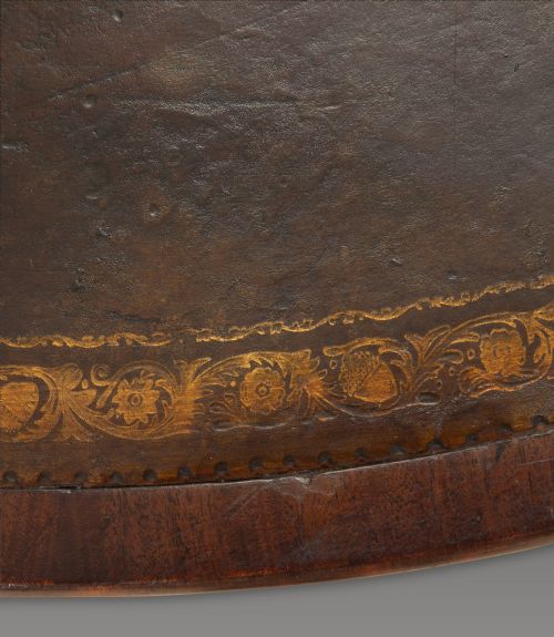 REGENCY MAHOGANY DRUM TABLE - ADDITIONAL PHOTO 7