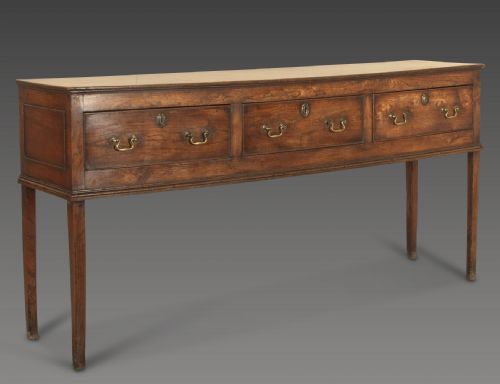 18TH CENTURY GEORGIAN ELM DRESSER - ADDITIONAL PHOTO 2