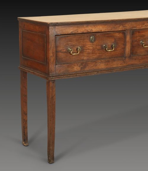 18TH CENTURY GEORGIAN ELM DRESSER - ADDITIONAL PHOTO 4