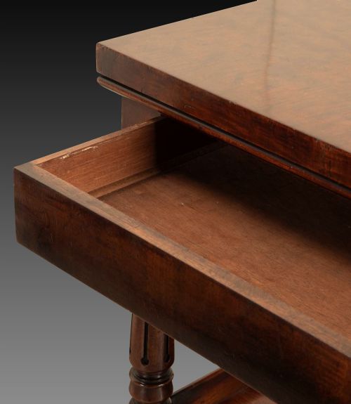 PAIR OF 19TH CENTURY MAHOGANY SIDE TABLES - ADDITIONAL PHOTO 13