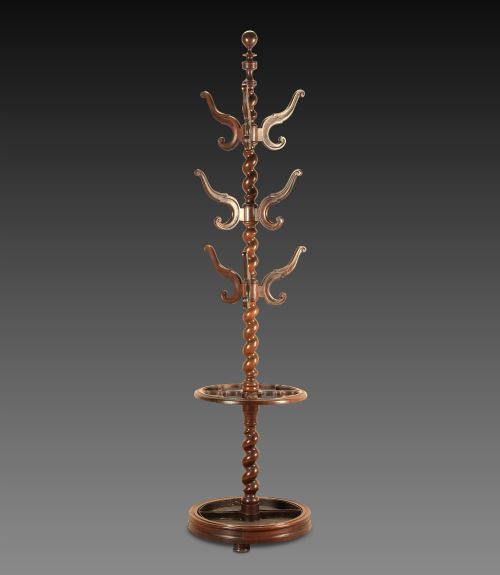 LARGE 19TH CENTURY CARVED HALL STAND - ADDITIONAL PHOTO 10