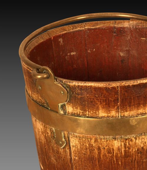TWO 19TH CENTURY FOLK ART DECORATED BUCKETS - ADDITIONAL PHOTO 3