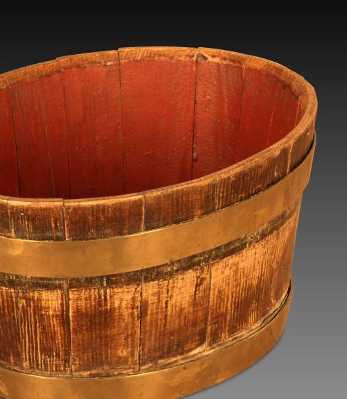 TWO 19TH CENTURY FOLK ART DECORATED BUCKETS - ADDITIONAL PHOTO 5