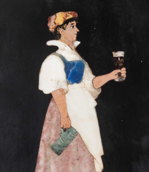 PAIR OF 19TH CENTURY ITALIAN PIETRA DURA PANELS - ADDITIONAL PHOTO 1