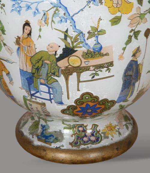 PAIR OF 19TH CENTURY ENGLISH DECALCOMANIA VASES - ADDITIONAL PHOTO 12
