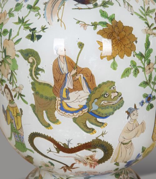 PAIR OF 19TH CENTURY ENGLISH DECALCOMANIA VASES - ADDITIONAL PHOTO 13