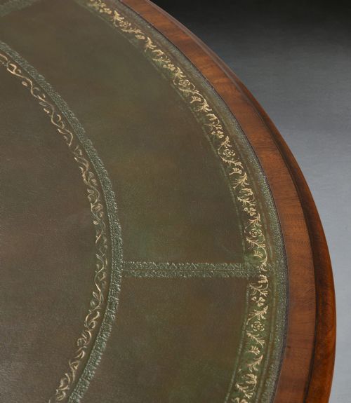 REGENCY MAHOGANY DRUM TABLE - ADDITIONAL PHOTO 4
