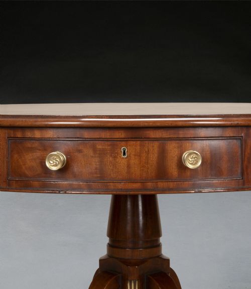 REGENCY MAHOGANY DRUM TABLE - ADDITIONAL PHOTO 7