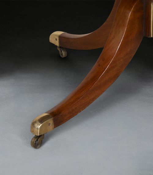 REGENCY MAHOGANY DRUM TABLE - ADDITIONAL PHOTO 9