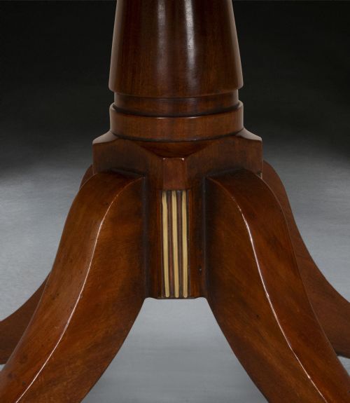 REGENCY MAHOGANY DRUM TABLE - ADDITIONAL PHOTO 10