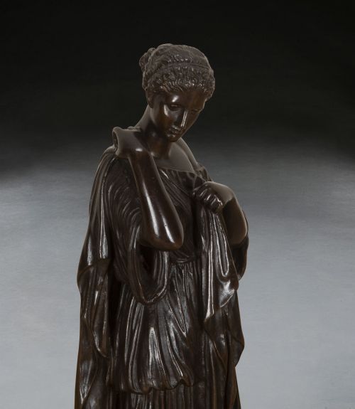 19TH CENTURY GRAND TOUR BRONZE OF DIANE - ADDITIONAL PHOTO 5