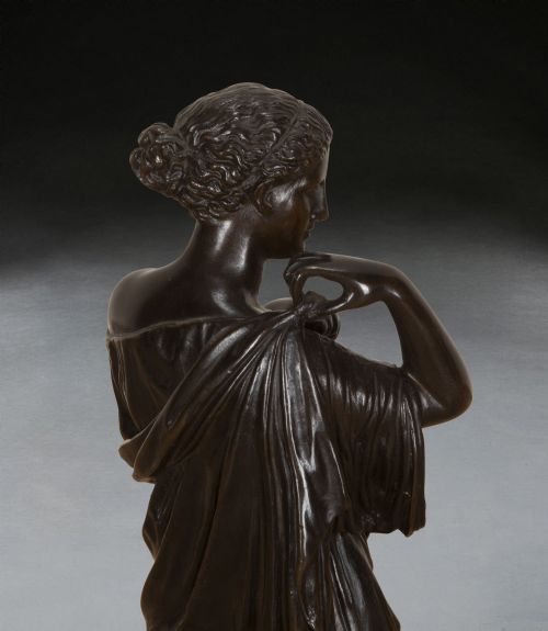 19TH CENTURY GRAND TOUR BRONZE OF DIANE - ADDITIONAL PHOTO 6