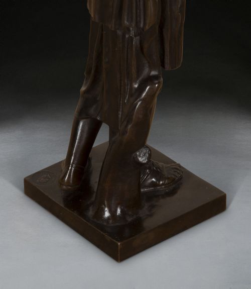 19TH CENTURY GRAND TOUR BRONZE OF DIANE - ADDITIONAL PHOTO 8