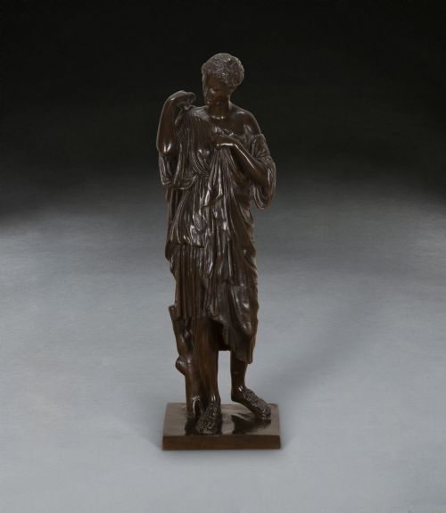 19TH CENTURY GRAND TOUR BRONZE OF DIANE - ADDITIONAL PHOTO 9