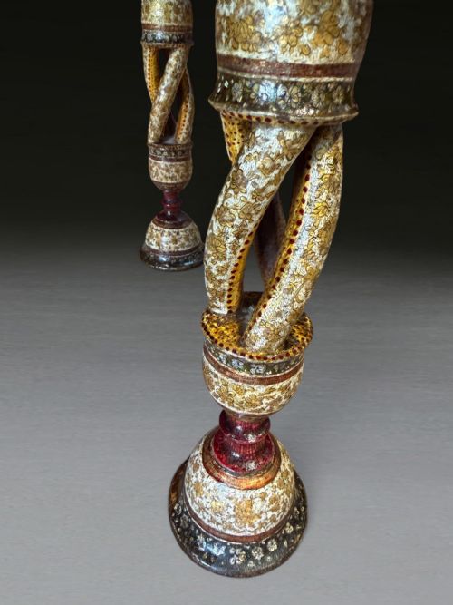 A FANTASTIC QUALITY INDIAN KASHMIR OCCASIONAL TABLE - ADDITIONAL PHOTO 13