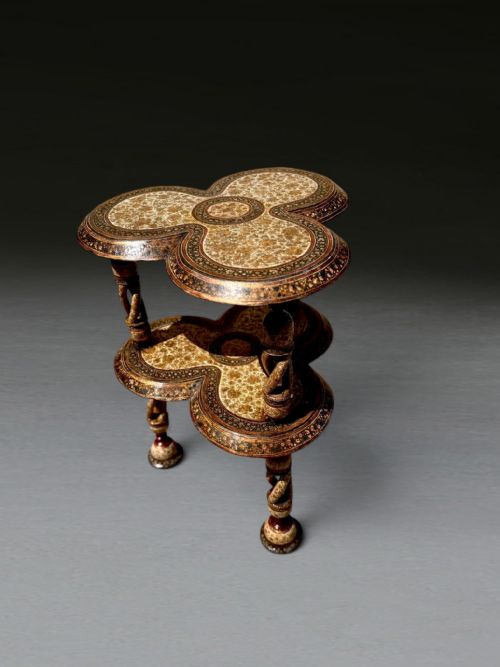 A FANTASTIC QUALITY INDIAN KASHMIR OCCASIONAL TABLE - ADDITIONAL PHOTO 17