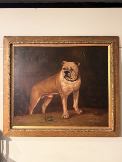 Large C19th Oil Painting 
