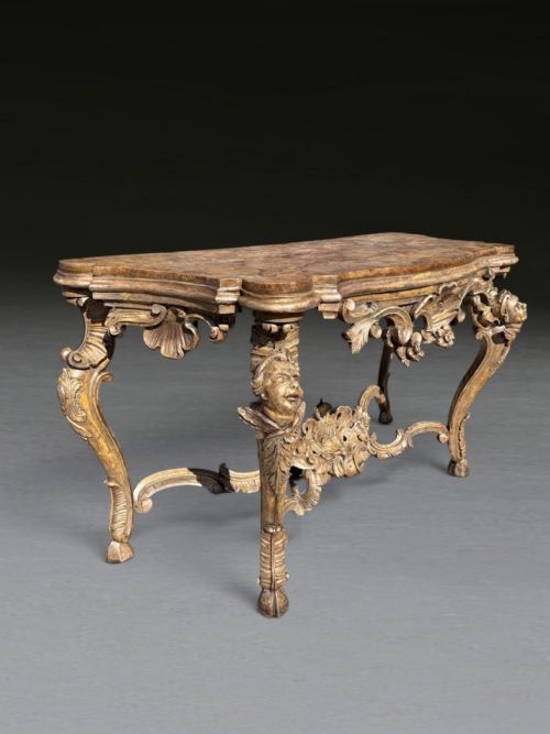 C18th Giltwood Italian Console Table