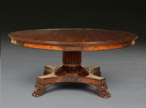 Monumental Regency Mahogany Centre Table