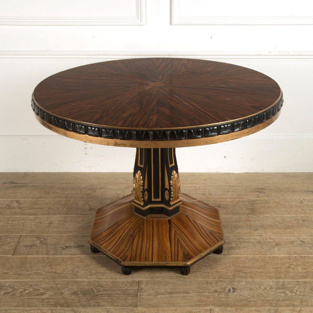19th Century Italian Coromandel Centre Table