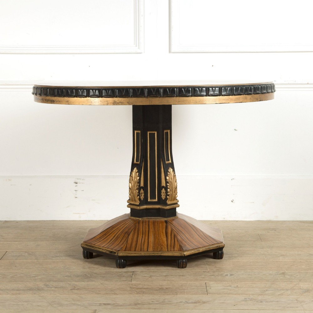 19th Century Italian Coromandel Centre Table View II
