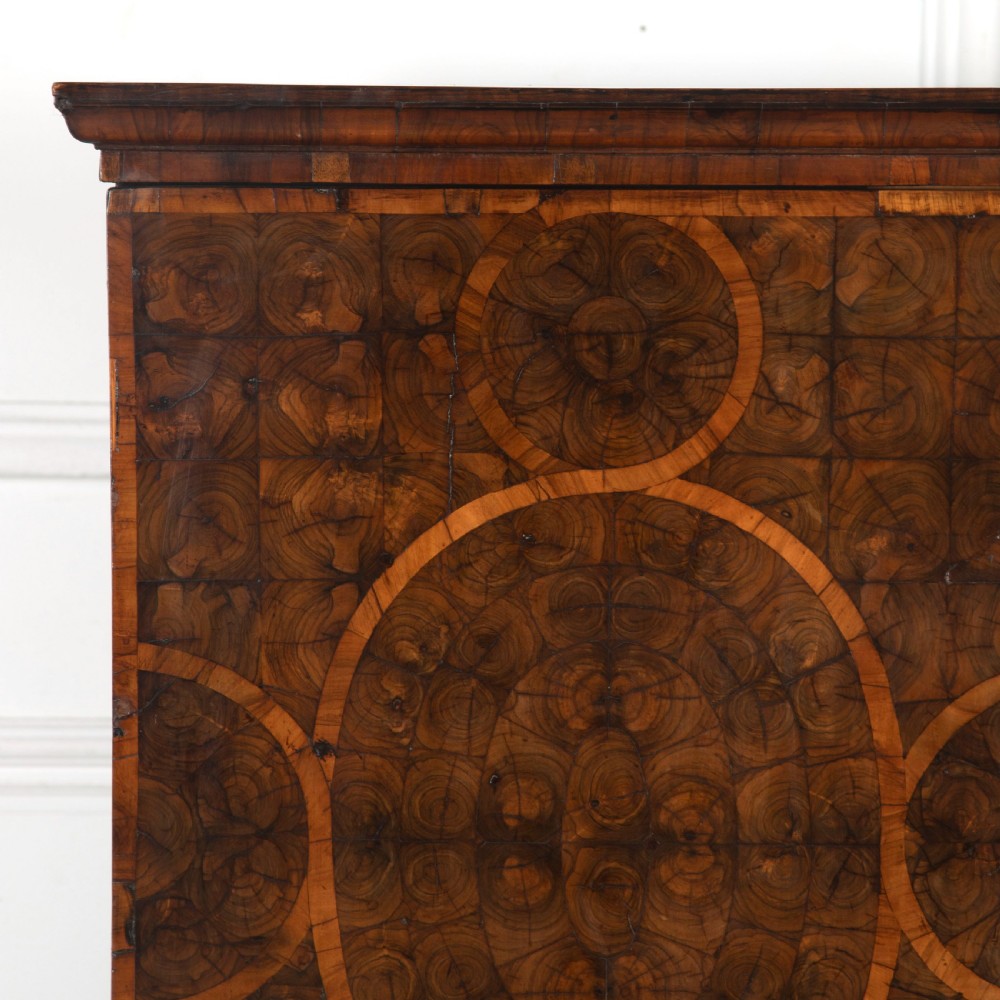 17th Century Kingwood Oyster Cabinet on Stand View II