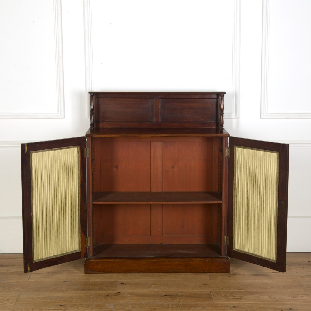 Pair of Regency Mahogany side Cabinets View III
