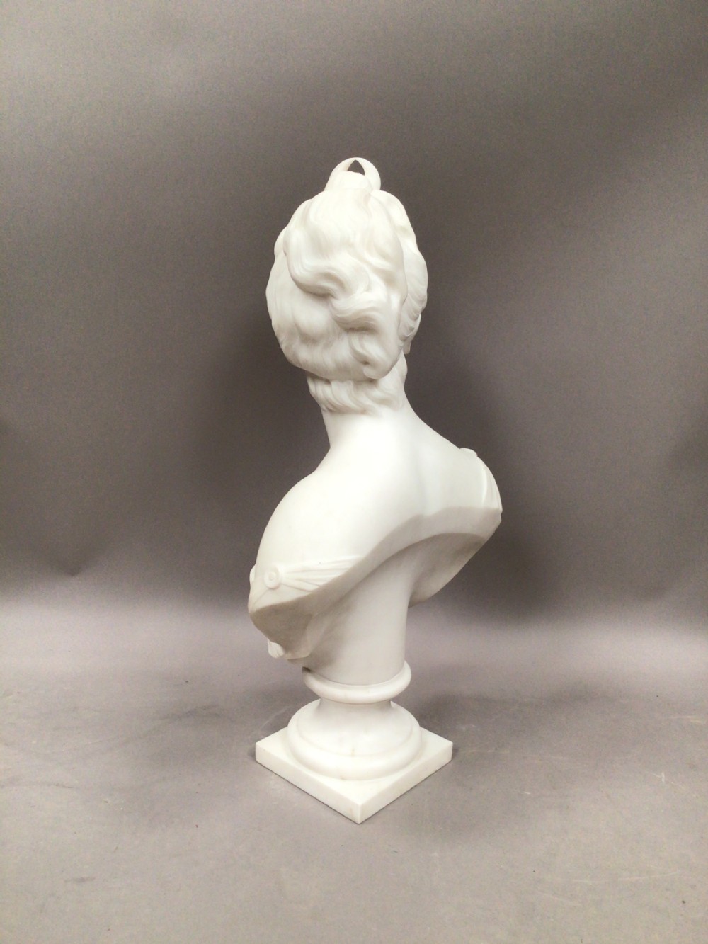 19th Century Grand Tour marble bust of Diana View VIII