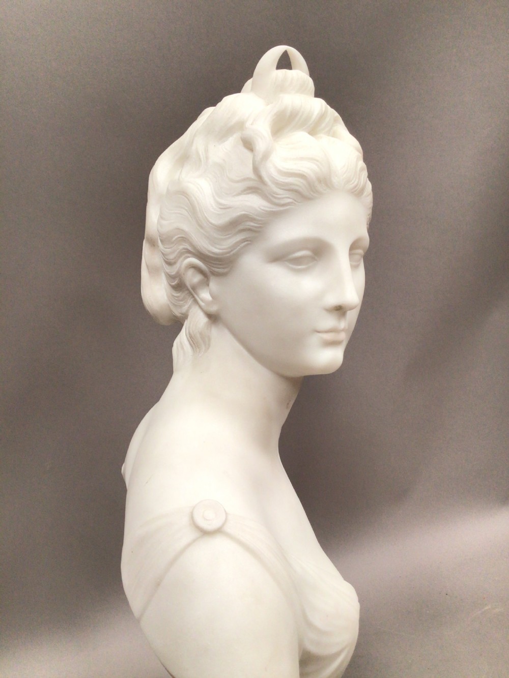 19th Century Grand Tour marble bust of Diana View XIII